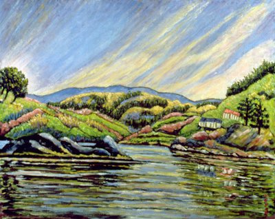 After the Rain, Badeck by Patricia Contemporary Artist Eyre